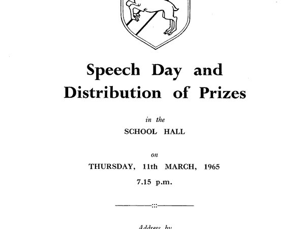 Speech Day March 1965 Margaret Glen-Bott Bilateral School - exam results