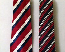 MGB School Ties Left is a school tie as used by the plebeians and right is the Prefect's tie.