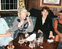 Margaret Glen-Bott Reunion Feb 1999 Pat Moorhouse, Christine Pygott, Ann Gregory and Glenys Jones (nice legs!).