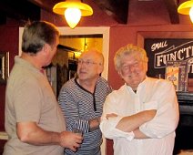 Barry Bowyer, Barrie Evans and Don Press Margaret Glen-Bott Reunion