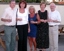2003 07 Margaret Glen-Bott Reunion John Simpson, Ann Gregory, Glenys Jones, Ruth Simpson and Barrie Evans